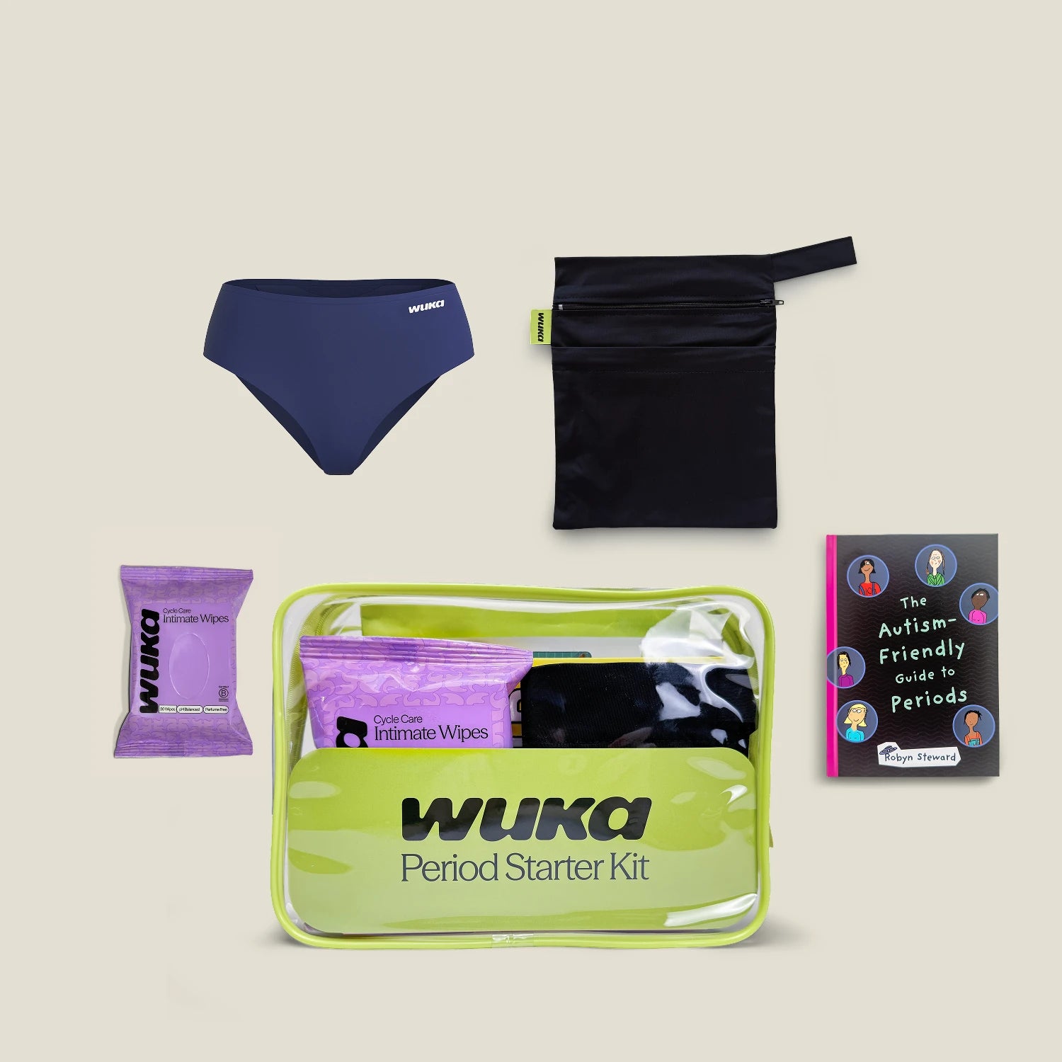 WUKA Teen Period Starter Kit - Midi - Super - Navy