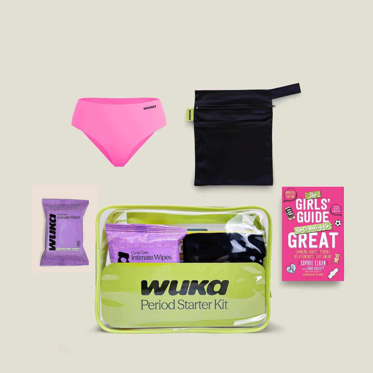 WUKA Teen Period Starter Kit - Midi - Pink