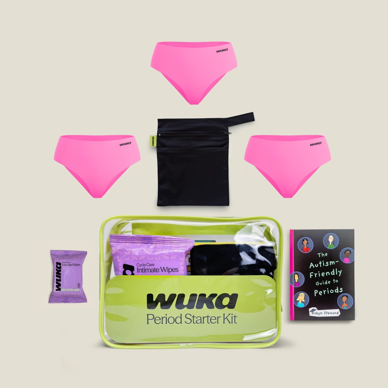 WUKA Teen Period Starter Kit - Midi - Pink
