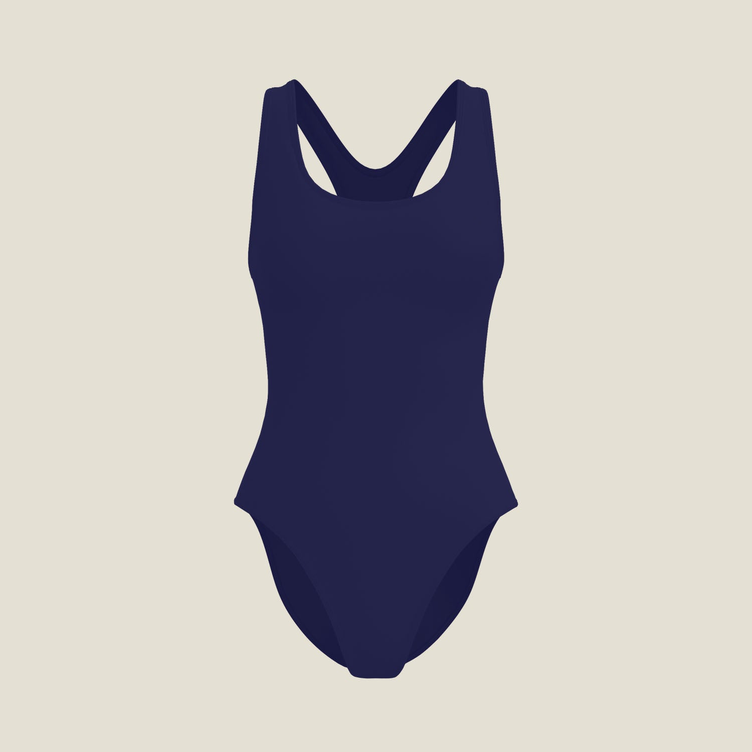 Teen navy racerback period swimsuit leak-proof swimwear for periods UV50+ chlorine resistant