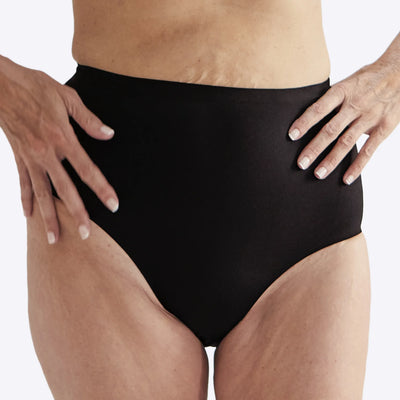 WUKA Drytech High Waist Incontinence Pants Style Black Colour Front