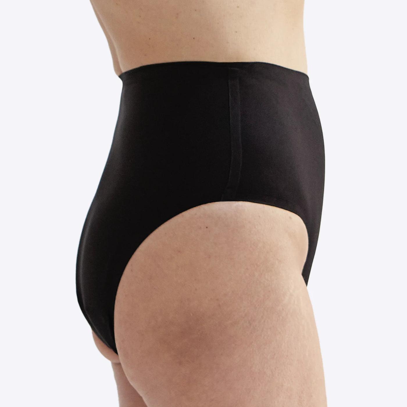 WUKA Drytech High Waist Incontinence Pants Style Black Colour Side