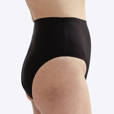 WUKA Drytech High Waist Incontinence Pants Style Black Colour Side