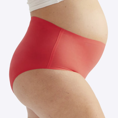 WUKA Drytech High Waist Incontinence Pants Style Coral Pink Colour Side