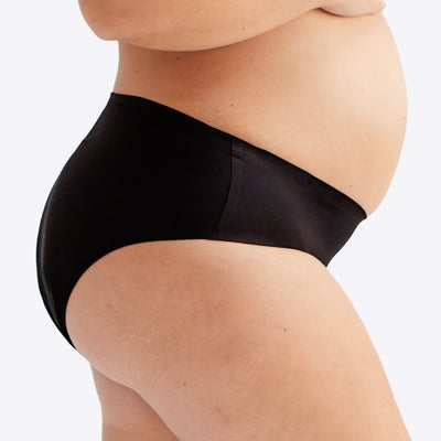 WUKA Drytech Midi Brief Incontinence Pants Style Black Colour Side