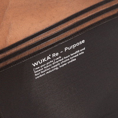 WUKA Re-Purpose High Waist Period Pants Style Heavy Flow Black Colour Detail