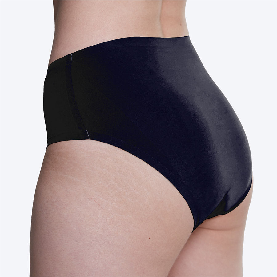 WUKA Stretch Seamless Midi Brief Period Pants Style Heavy Flow Light Nude Colour Side
