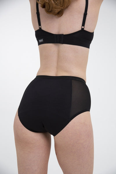 Postpartum Support Set Style Super Heavy Flow Black Colour Back