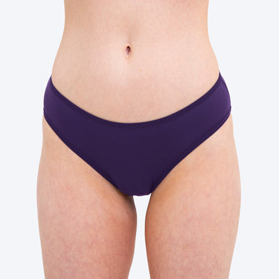 WUKA Period Swim Bikini Style Light Flow Purple Colour Front