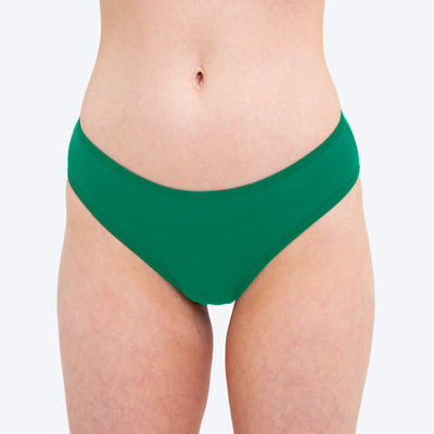 WUKA Period Swim Bikini Style Light Flow Green Colour Front