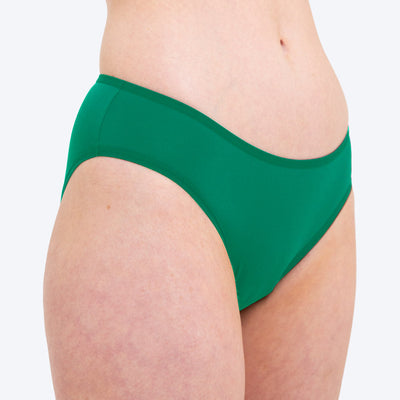 WUKA Period Swim Bikini Style Light Flow Green Colour Side