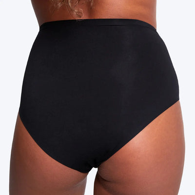 WUKA Stretch Super Period Pants High Waist Style Super Heavy Absorbency Black Colour Back