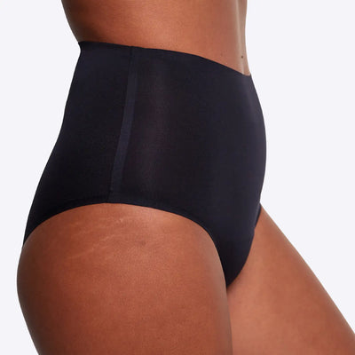 WUKA Stretch Super Period Pants High Waist Style Super Heavy Absorbency Black Colour Side